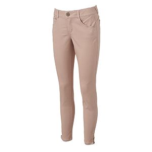 Women's Artisan Crafted by Democracy Pink Zip-Ankle Jeggings