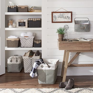 Basketville Paper Rope Media Bin