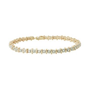 HDI 10k Gold 1/2 Carat T.W. Diamond Tennis Bracelet