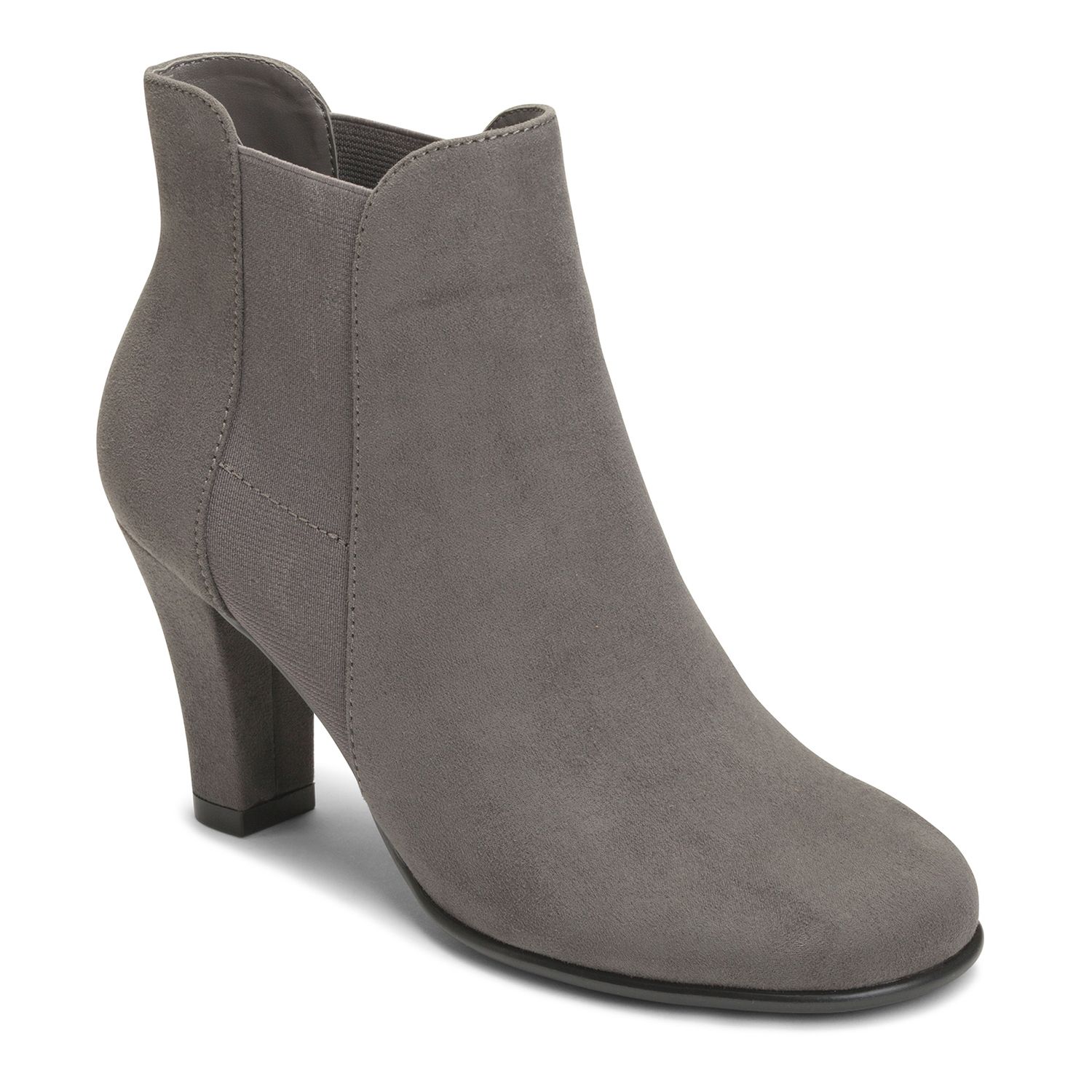 cute grey ankle boots