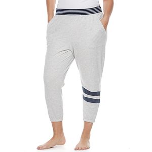 Juniors' Plus Size SO® Beach Squad Crop Jogger Pants