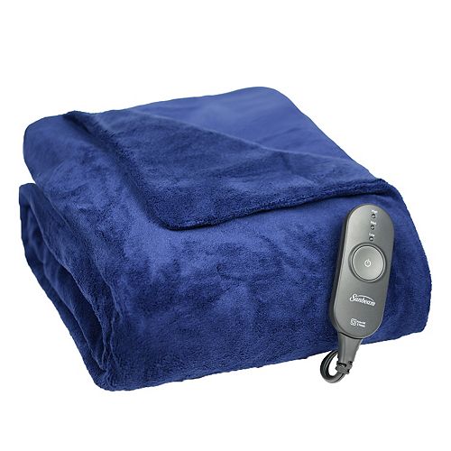 Sunbeam Slumber Rest Microplush Electric Throw