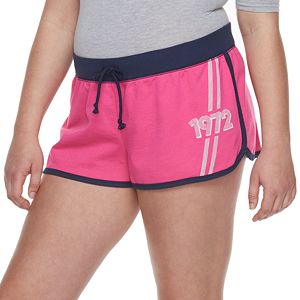 Juniors' Plus Size SO® Beach Squad French Terry Shorts