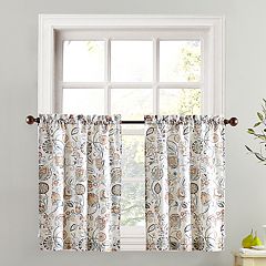 Top of the Window 1-pack Signy Light Filtering Kitchen Tier Curtain