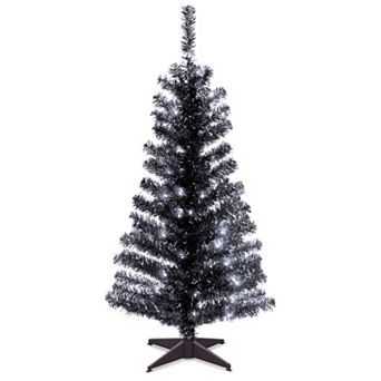 National Tree Company 4-ft. Pre-Lit Tinsel Artificial Christmas Tree Floor Decor