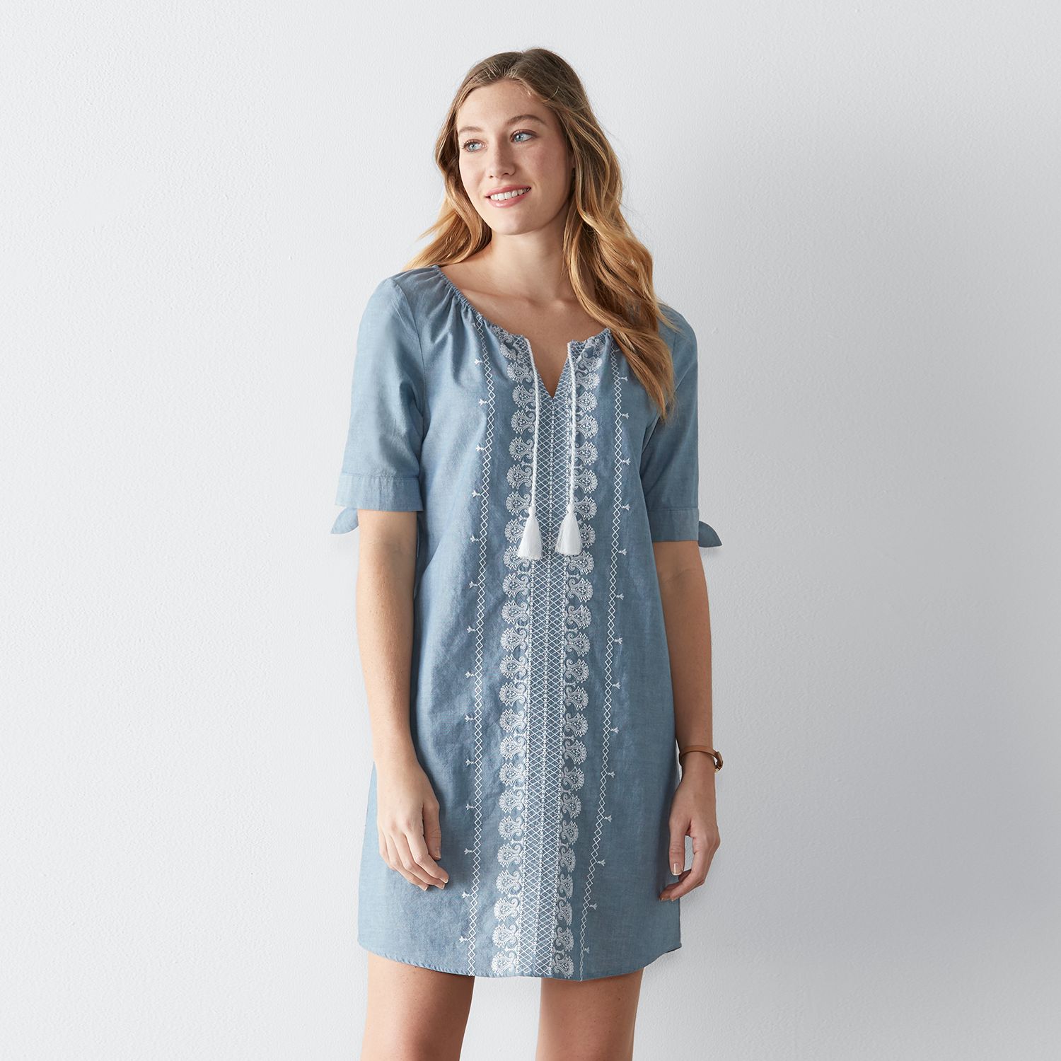 kohls chambray dress