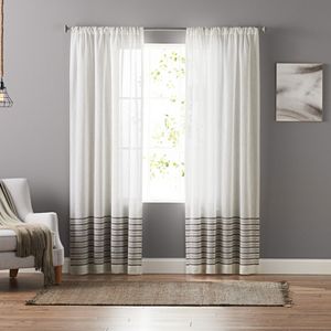 SONOMA Goods for Life™ Stephanie Stripe Sheer Curtain