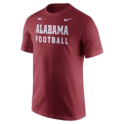 Mens Nike Alabama Crimson Tide Football Facility Tee