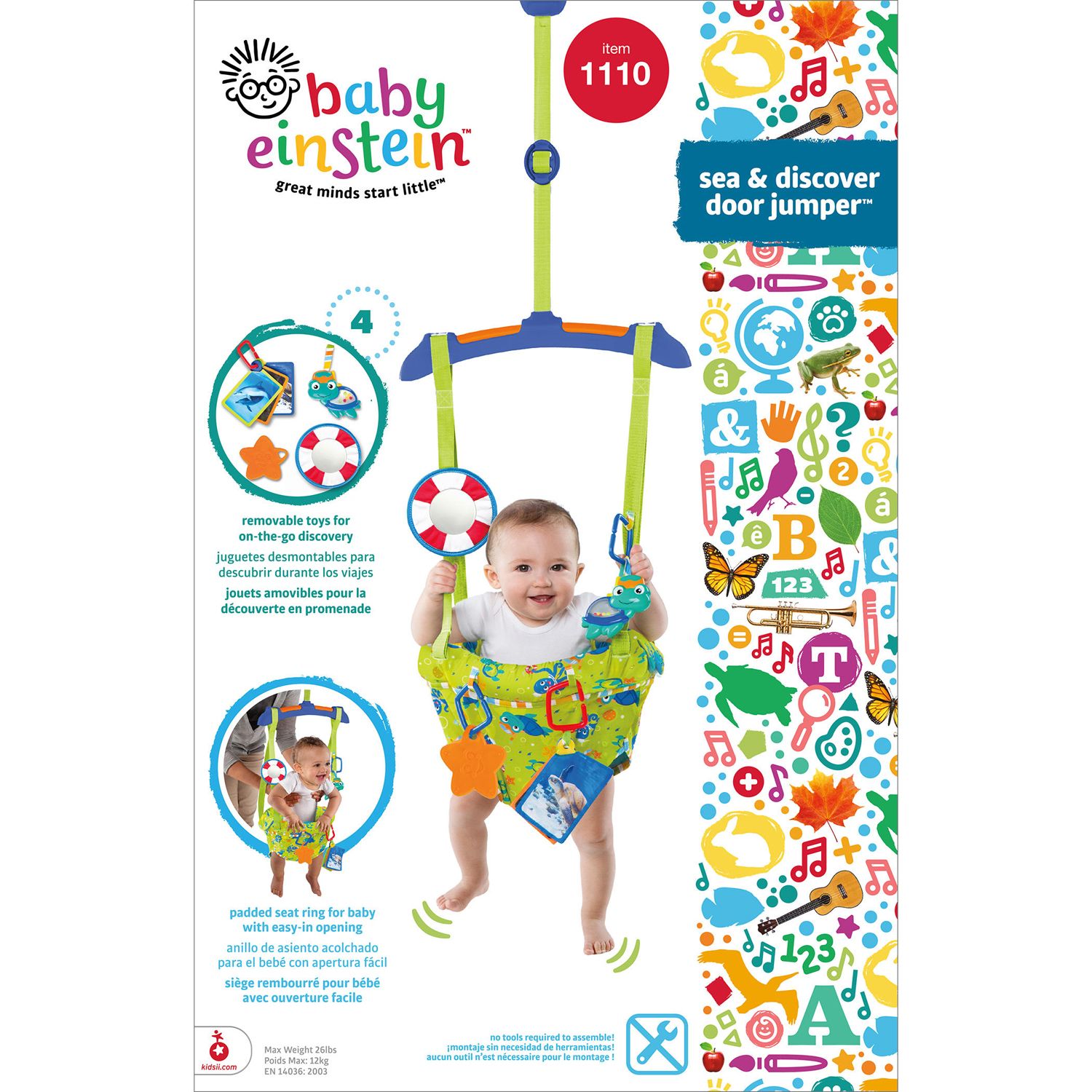 baby einstein door jumper age