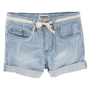 Girls 4-8 OshKosh B'gosh® Hickory Stripe Cuffed Shorts