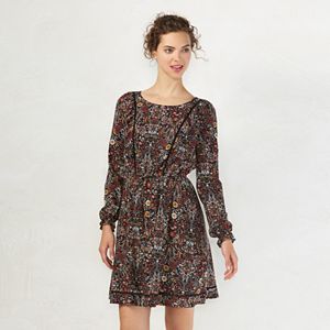 Women's LC Lauren Conrad Swiss Dot Shift Dress