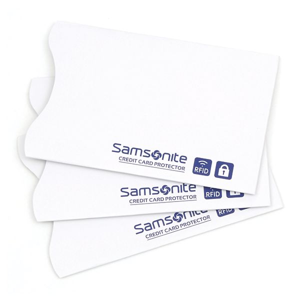 Samsonite RFID Credit Card Sleeves 3-pk.