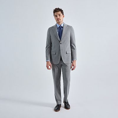 jm haggar slim fit dress pants Haggar Premium Stretch Sharkskin Dress Pants in Oatmeal