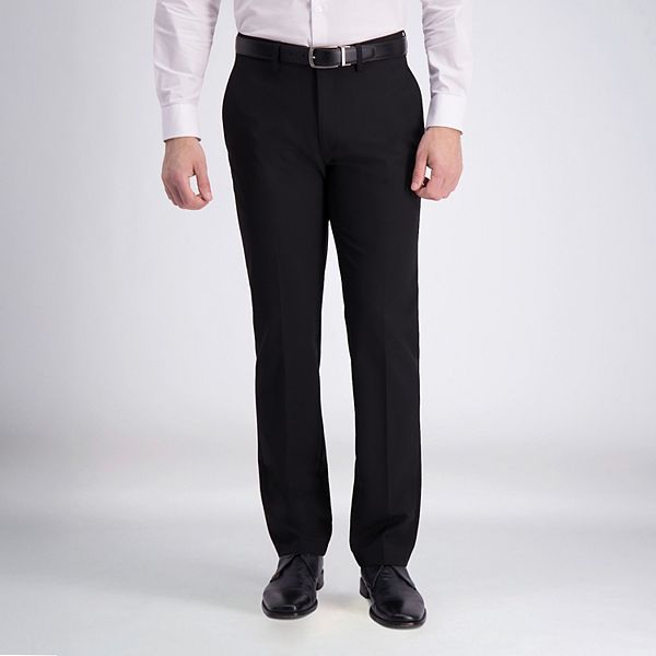 Buy Men Black Super Slim Fit Solid Flat Front Casual Trousers Online -  750622