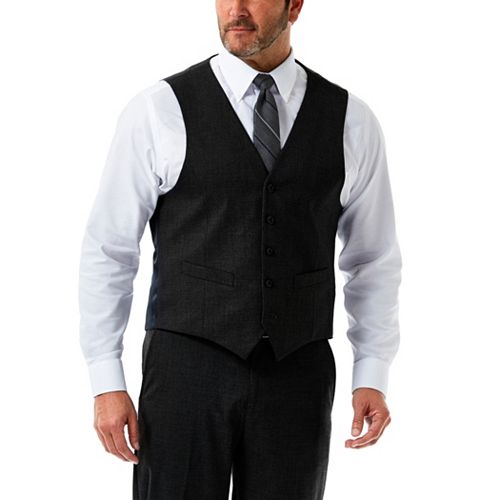 Men's J.M. Haggar® Tailored-Fit Stretch Suit Vest