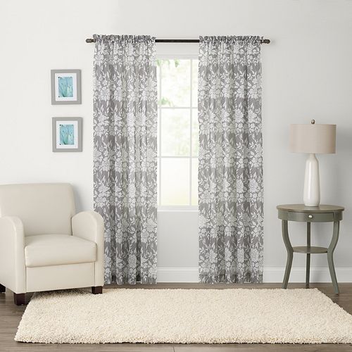 SONOMA Goods for Life™ Karina Light Filtering Crushed Voile Curtain