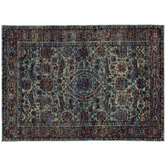 StyleHaven Alexander Bordered Traditional Floral II Rug