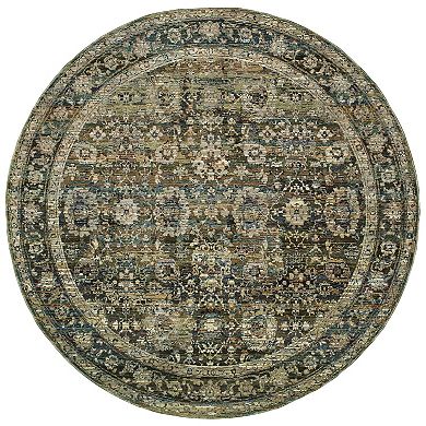 StyleHaven Alexander Faded Classic Border Floral Rug