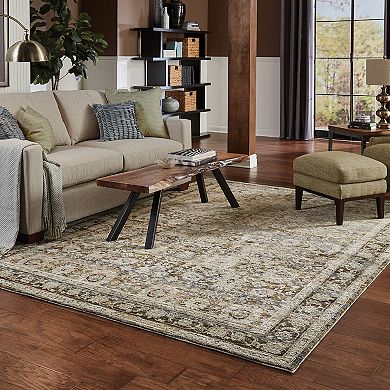 StyleHaven Alexander Faded Classic Border Floral Rug