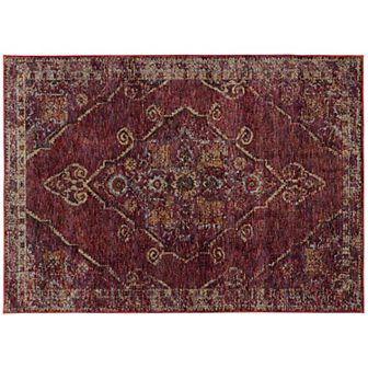 StyleHaven Alexander Antiqued Traditional Medallion I Rug