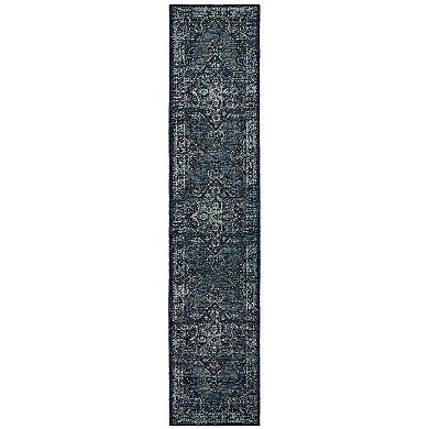 StyleHaven Alexander Antiqued Traditional Medallion II Rug