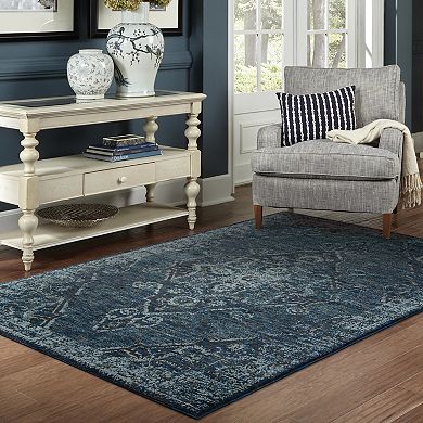 StyleHaven Alexander Antiqued Traditional Medallion II Rug
