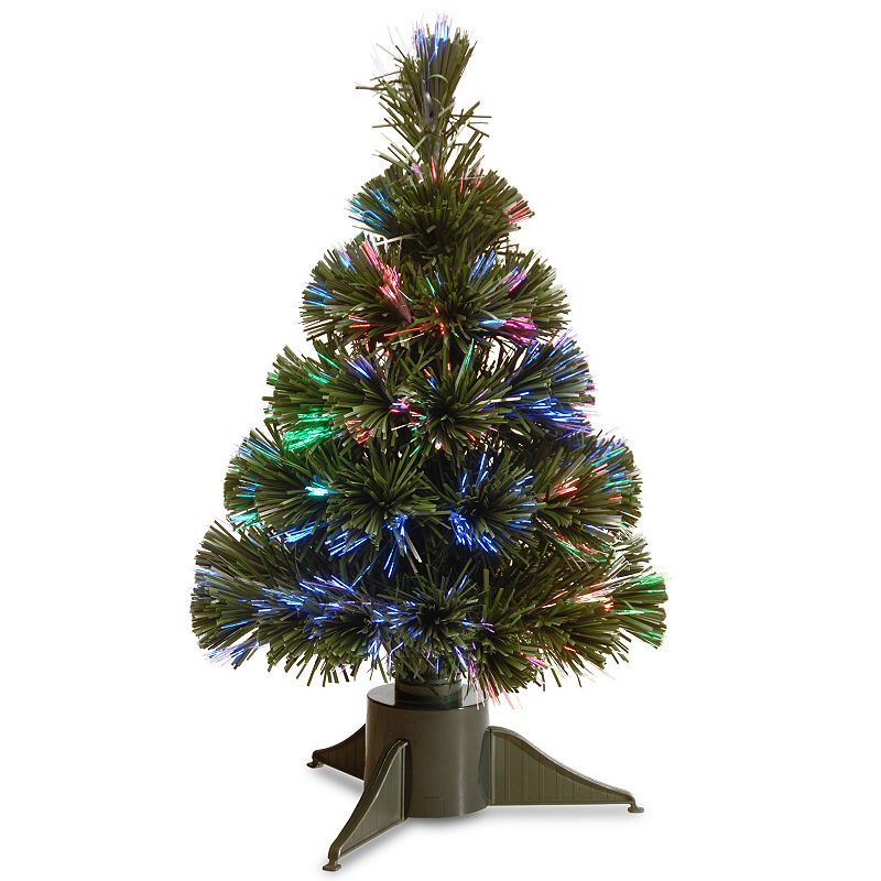 National Tree Company 18-in. Fiber Optic Artificial Ice Tree, Green