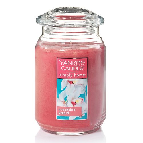 Yankee Candle simply home Oceanside Orchid Large Candle Jar