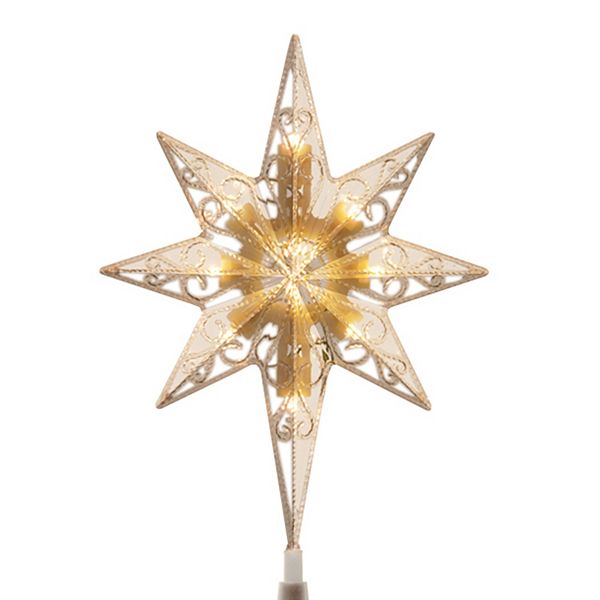 Details about   Sylvania 11.25" LED Color Changing Star of Bethlehem  Christmas Tree Topper new 