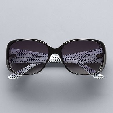 Women's Simply Vera Vera Wang Burke- Medium Square Sunglasses