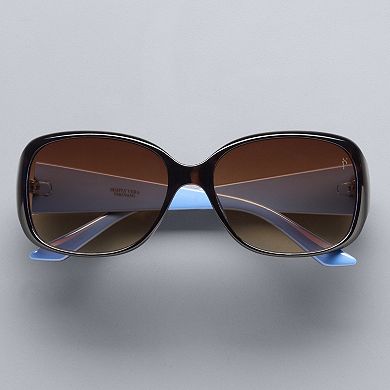 Women's Simply Vera Vera Wang Burke- Medium Square Sunglasses