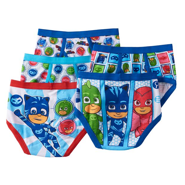 Toddler Boys PJ Masks Character Briefs Underwear Size 4t 6 Pair for sale  online