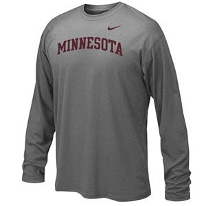 Boys 8-20 Nike Minnesota Golden Gophers Legend Wordmark Dri-FIT Long-Sleeve Tee