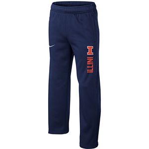 Boys 8-20 Nike Illinois Fighting Illini Therma-FIT KO Pants