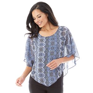 Women's AB Studio V-Neck Popover Top