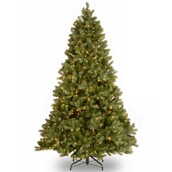National Tree Company 7.5-ft. Douglas Fir Hinged Dual Color Pre-Lit Artificial Christmas Tree