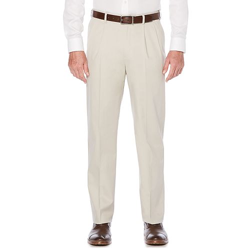 Men's Savane Ultimate Straight-Fit Performance Pleated Chino Pants