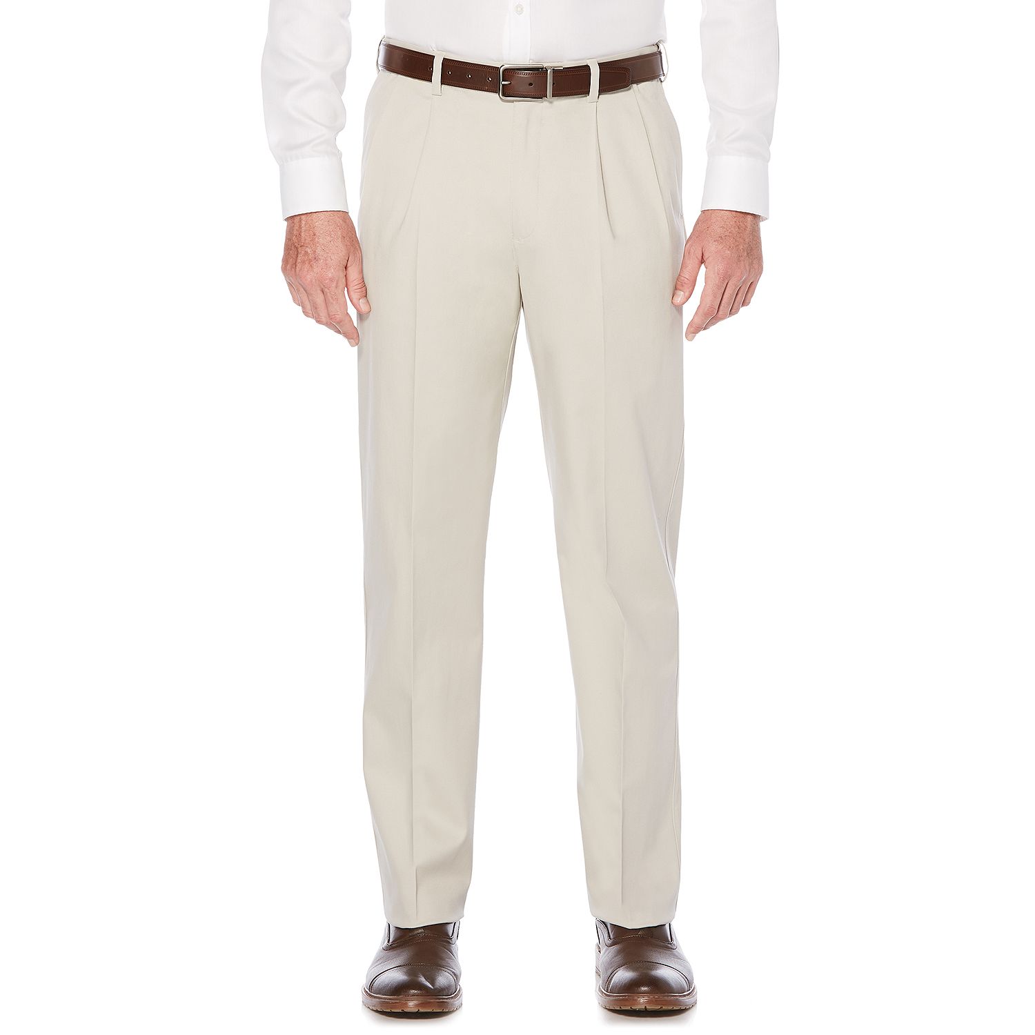 Photo 1 of Men's Savane Ultimate Straight-Fit Performance Pleated Chino Pants