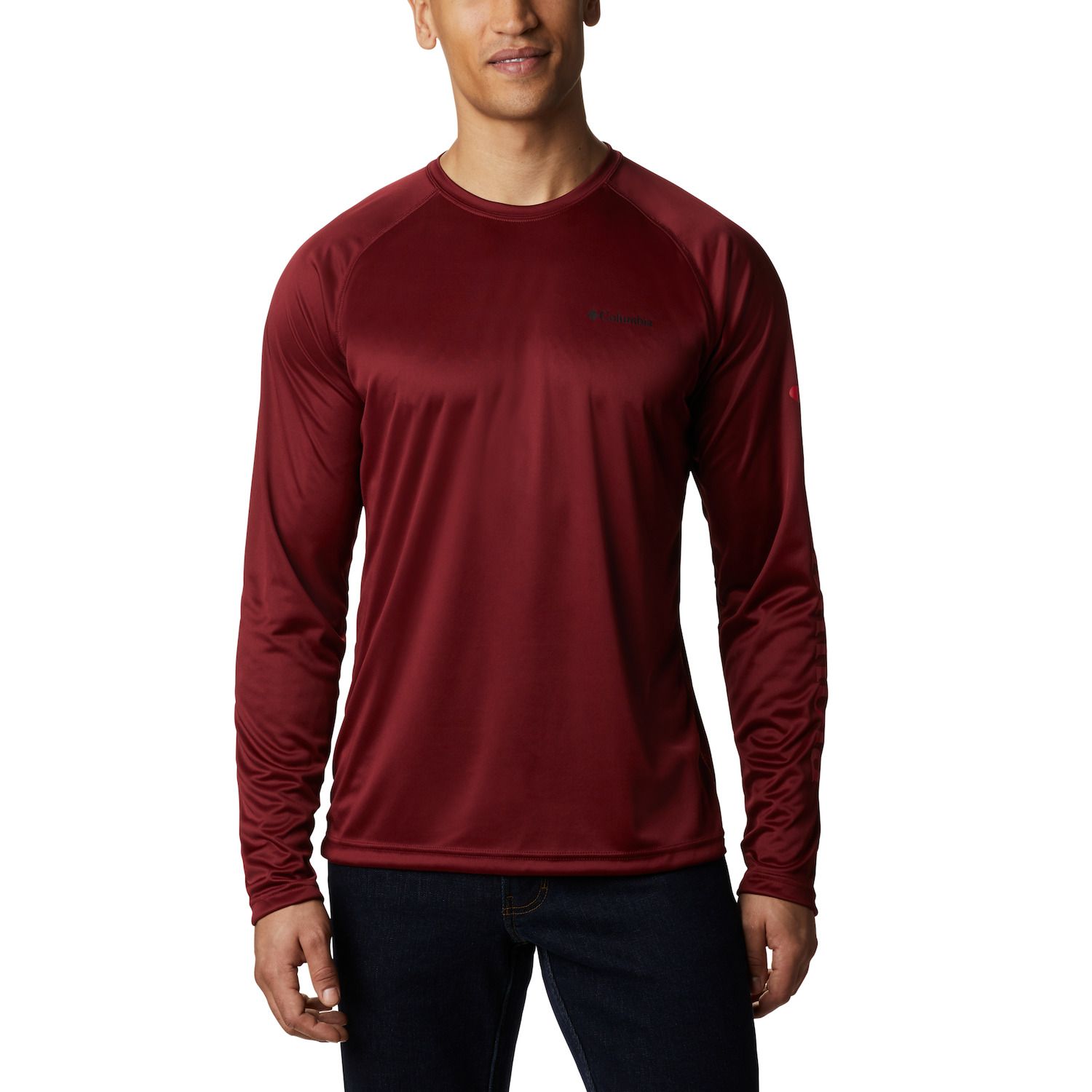 columbia omni wick long sleeve t shirt