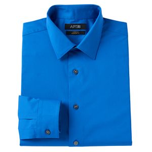 Men's Apt. 9® Modern-Fit Solid Stretch Spread-Collar Dress Shirt