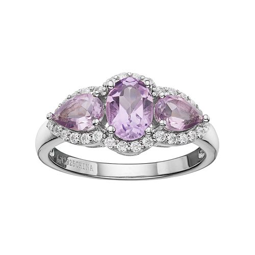 V3 Jewelry® 18KT Gold Over Sterling Silver with Moissanite and White Topaz Floating Halo Pendant main image 1