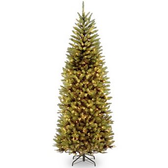 National Tree Company 7.5-ft. Kingswood Fir Slim Hinged Pre-Lit Artificial Christmas Tree