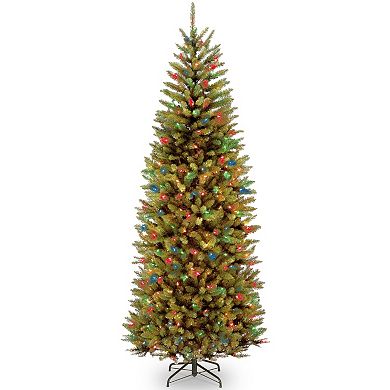 National Tree Company 7.5-ft. Kingswood Fir Slim Hinged Pre-Lit Artificial Christmas Tree