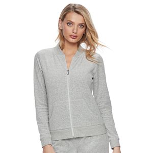 Women's Juicy Couture Gray Velour Jacket