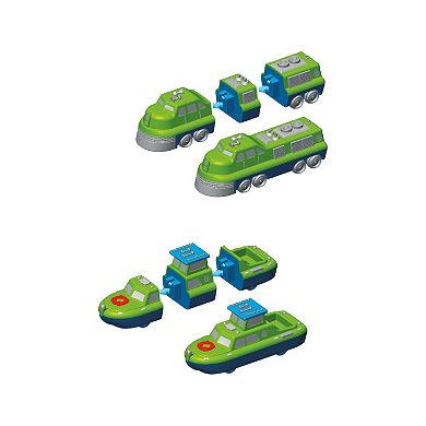 Magnetic Mix or Match Vehicles Set 1 by Popular Playthings