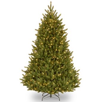 National Tree Company 7.5-ft. Fraser Medium Fir Hinged Pre-Lit Artificial Christmas Tree