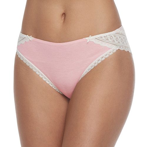 Maidenform Lace Trim Cheeky Tanga Panty DMCS59