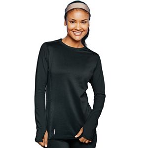 Women's Champion Brushed-Back Crewneck Base Layer Top