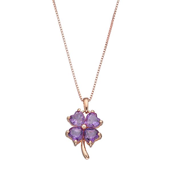 4 Leaf Clover Necklace – Violet Victoria