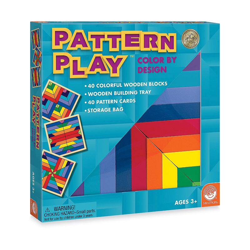 MindWare Pattern Play Color By Design Set, Multicolor